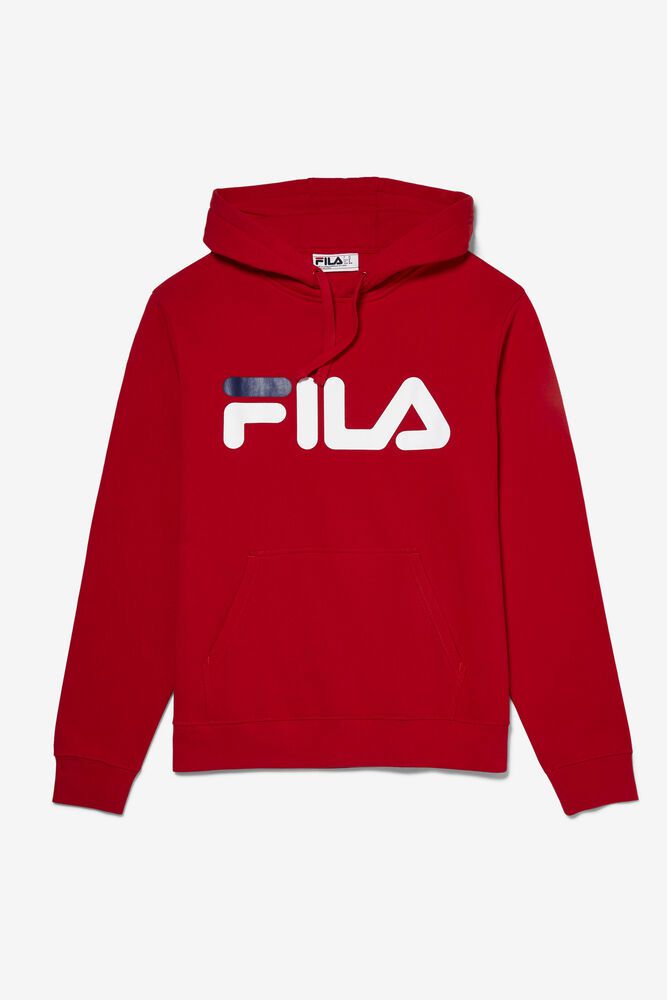 Fila Hoodie Flori Mens Red - India BTP-620435